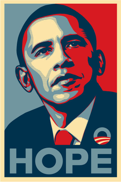 Obama hope poster