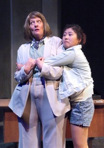 Carolyn Almos and Kahyun Kim (Photo by Ed Krieger)