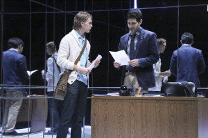 L to R Austin Butler and David Clayton Rogers in "Death of the Author" (photo by Michael Lamont)