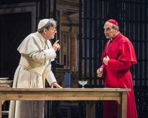 O'Callahan and Suchet in "The Last Confession" (Photo by Craig Schwartz)