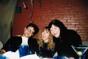 Diana Gibson (right) with playwright Justin Tanner and his ingenue Laurel Green (Photo: Courtesy of Laurel Green)