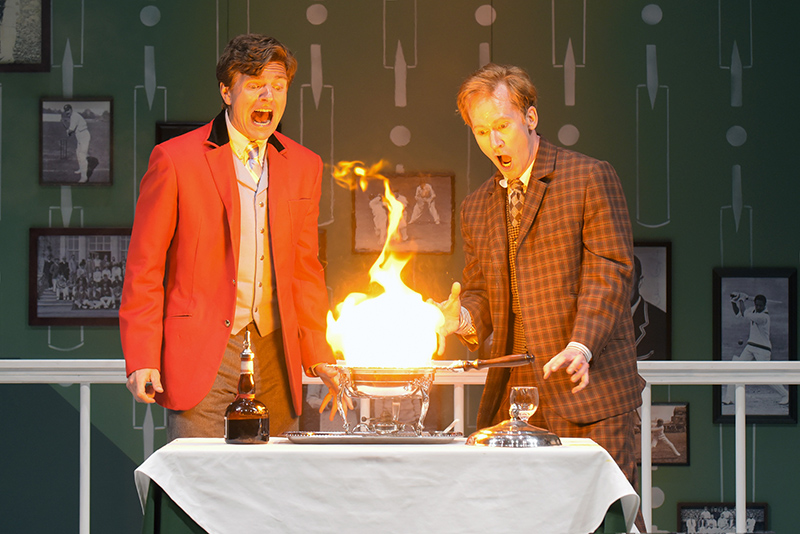 William Connell, left, and Dan Donohue in ​One Man, Two Guvnors (photo courtesy of mellopix.com)