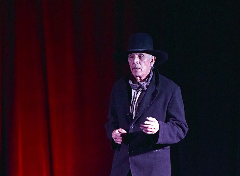 Rudy Ramos in Geronimo: Life on the Reservation (photo by Debra Cox)