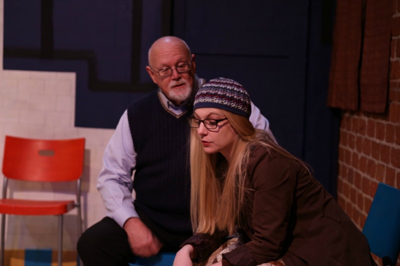 Wayne Moore and Elizabeth Sekora in 'Pillars of New York' (Photo by Afshin Katanshi).