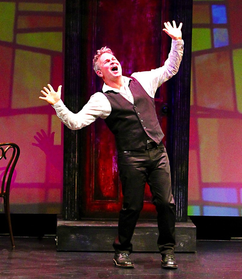 Sam Harris in his autobiographical 'Ham: A Musical Memoir', co-directed by Billy Porter and Ken Sawyer. (Photo by Ken Sawyer.)