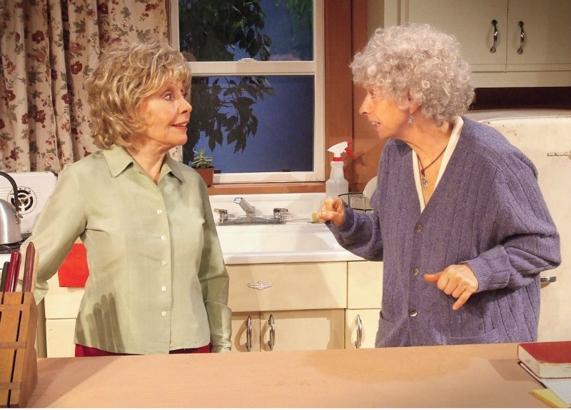 Sharron Shayne and Leda Siskind in 'Two Sisters' (Photo by Ed Krieger)