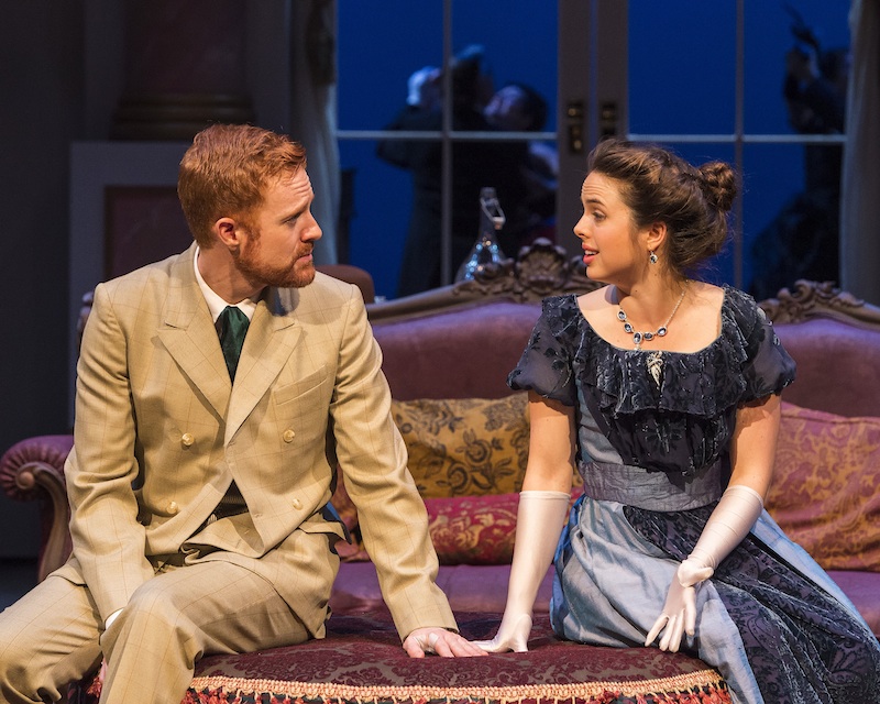 Kasey Mahaffy and Jill Renner in George Bernard Shaw's "You Never Can Tell" (photo by Craig Schwartz)