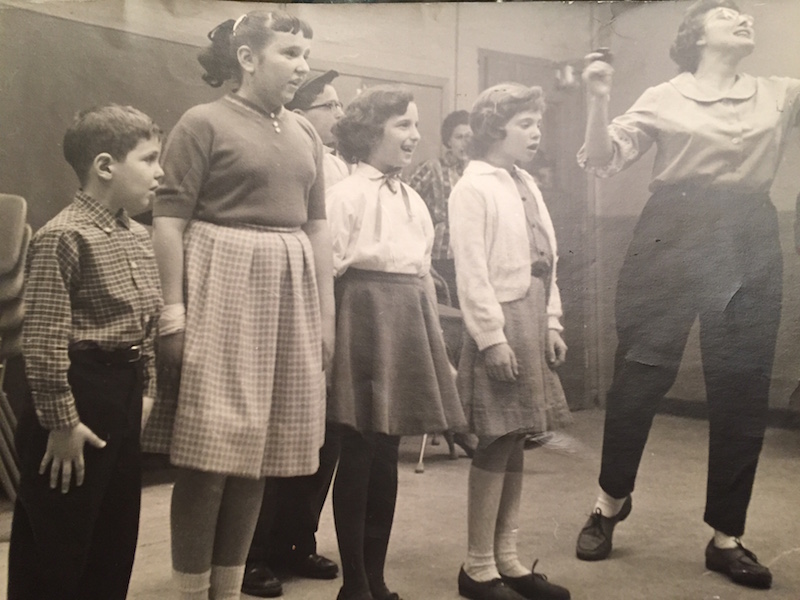 Gary Grossman's first stage role: the child, left. Photo: Courtesy Gary Grossman