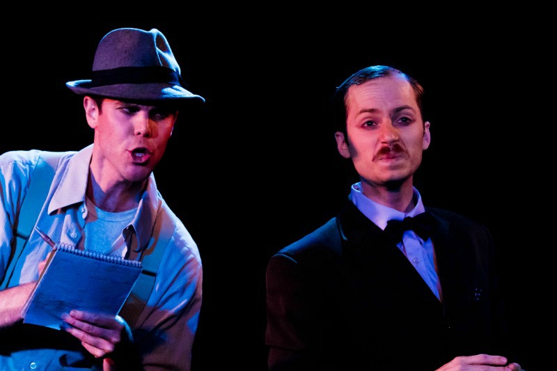 Nick Rubando and  Aaron Lau in Broadway Noir at Three Clubs (photo by Matt Kamimura)