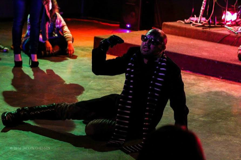 Angel Correa in Post Mortem Movement Theater's II Was Hamlet (photo uncredited)