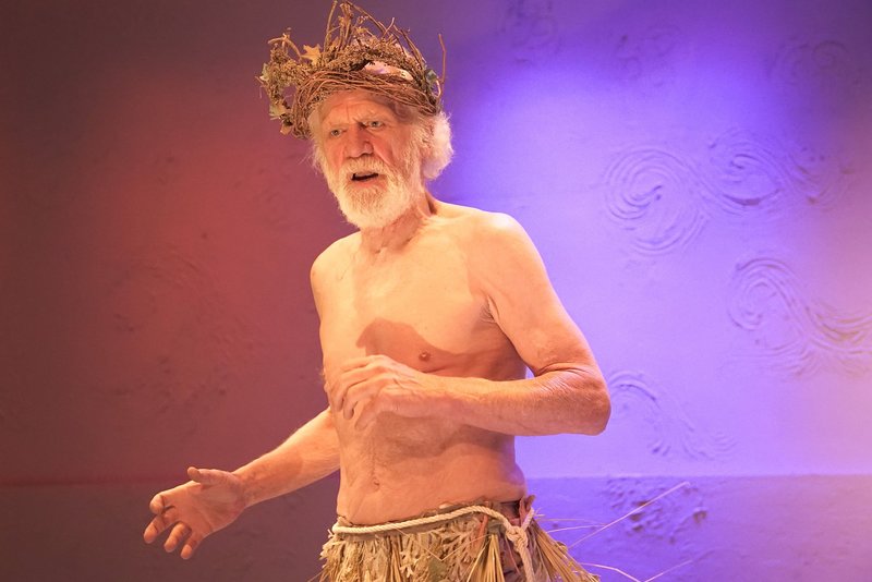 Leon Russom in King Lear at Loft Ensemble (photo by Shelby Barr)