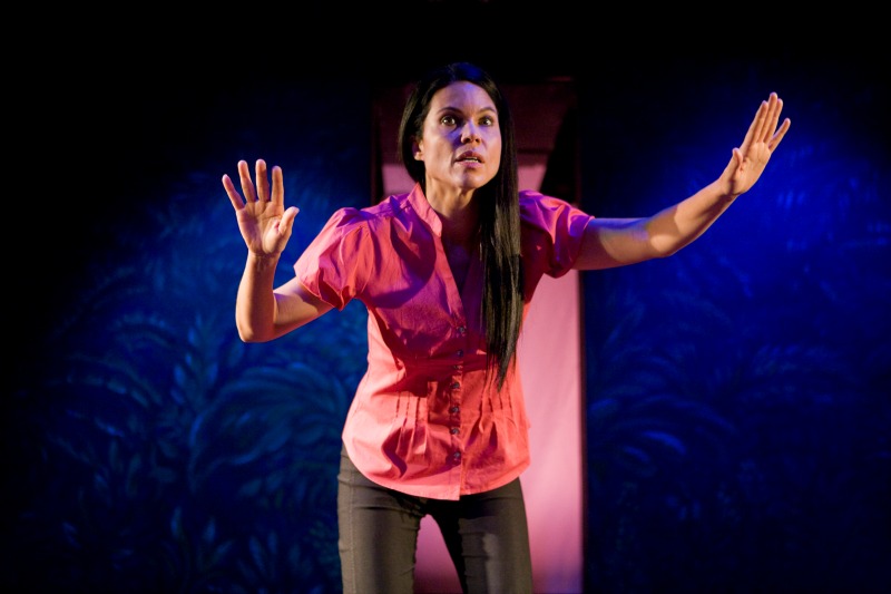 Debra Eberhardt in Cock Tales at the Santa Monica Playhouse (photo courtesy the production)