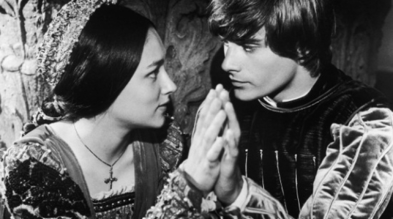 ROMEO AND JULIET (1968) directed by Franco Zeffirelli, and starring Olivia Hussey and Leonard Whiting