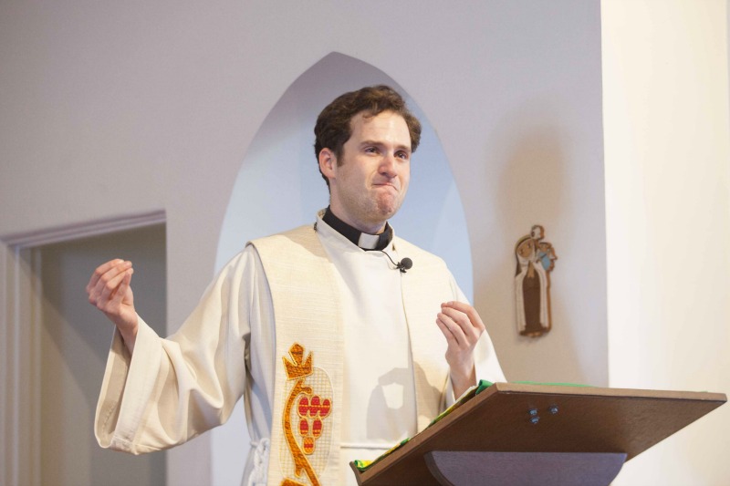 Mark Jacobson in Captain of the Bible Quiz Team (photo by John Perrin Flynn)