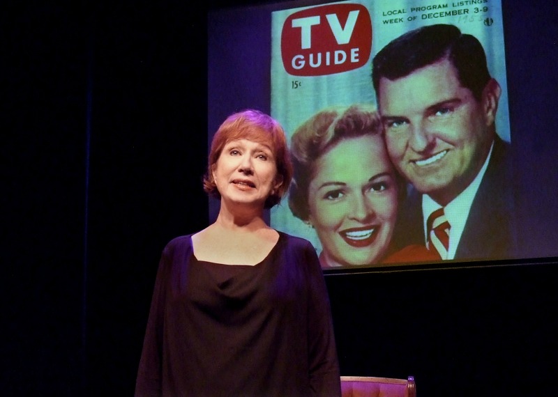 Cathy Lind Hayes in The Beauty, The Banshee & Me at the Whitefire Theatre (photo by Ed Krieger)