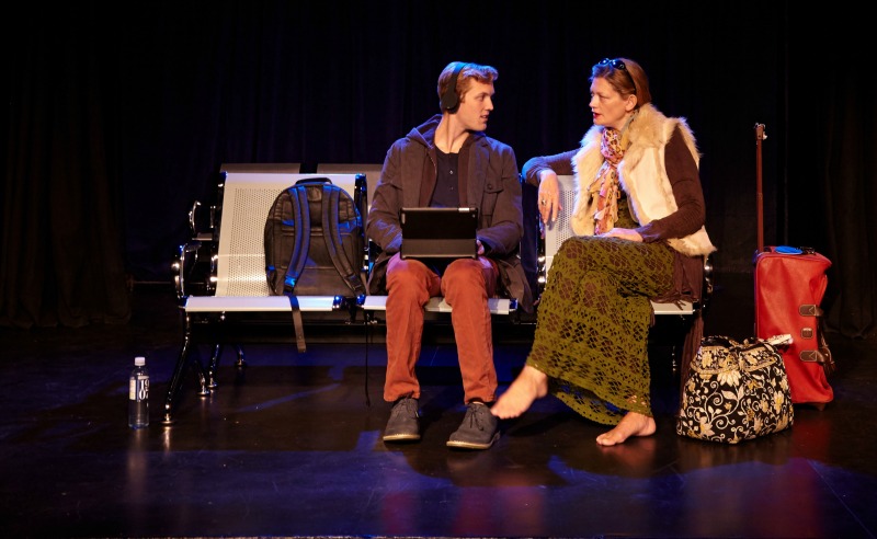 Brandon Ruiter and Sophie Ward in Mount Vernon at the Hudson Guild Theatre (photo by Emiko Hall)