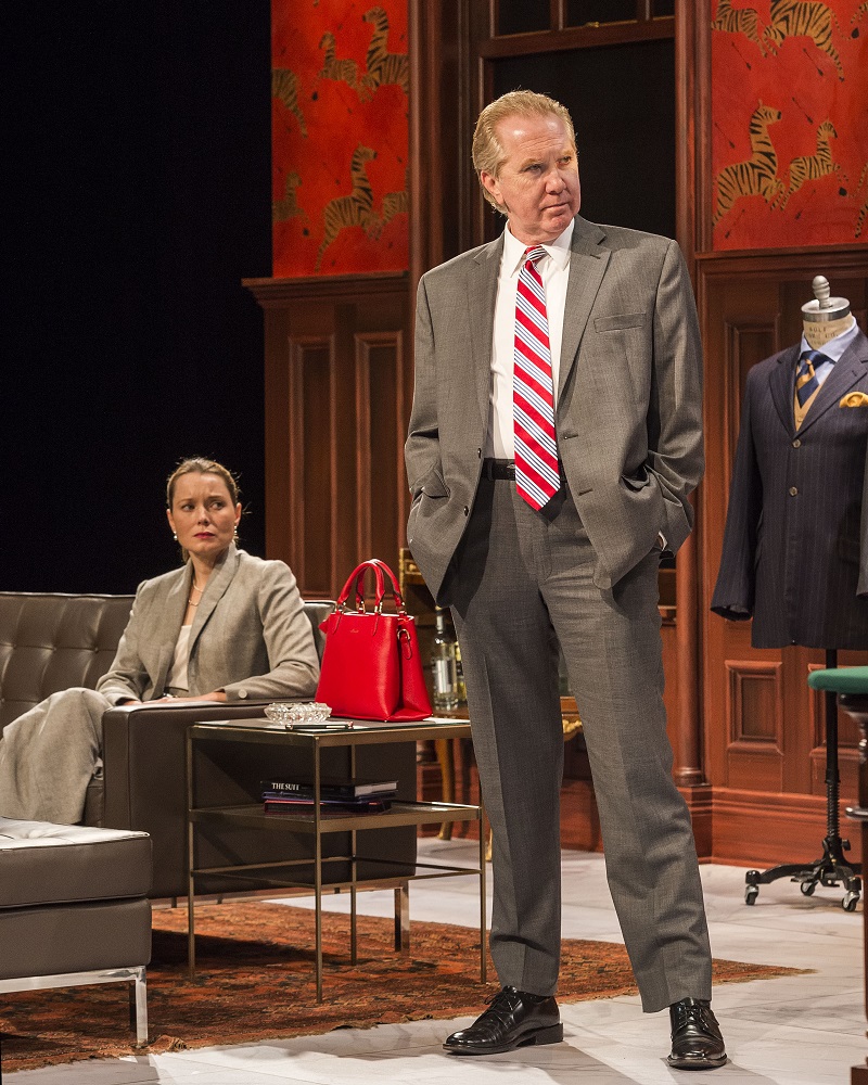 Samantha Sloyan and Harry Groener in Jon Robin Baitz's Vicuna at the Kirk Douglas Theatre. (Photo by Craig Schwartz)