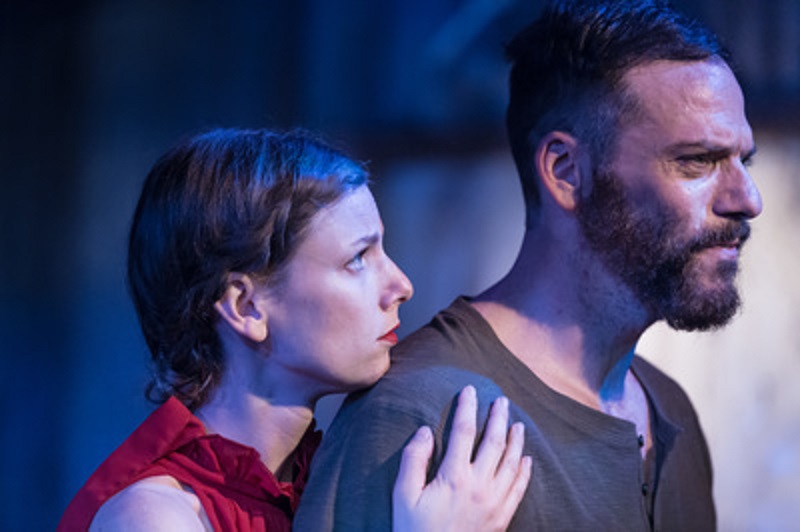 Alana Dietz and Daniel Kaemon in Macbeth at The Shakespeare Center of Los Angeles. (Photo by Jenny Soo)