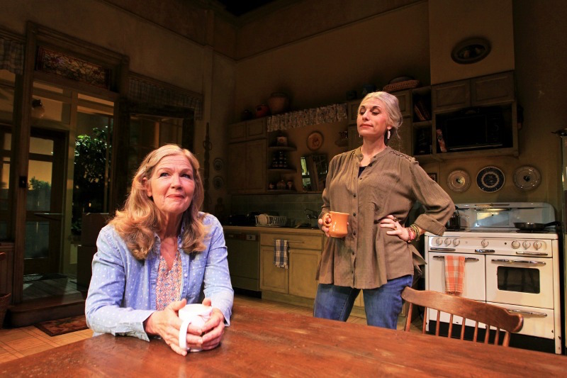 Linda Gehringer and Tessa Auberjonois in The Roommate at South Coast Repertory (Photo by Debora Robinson)