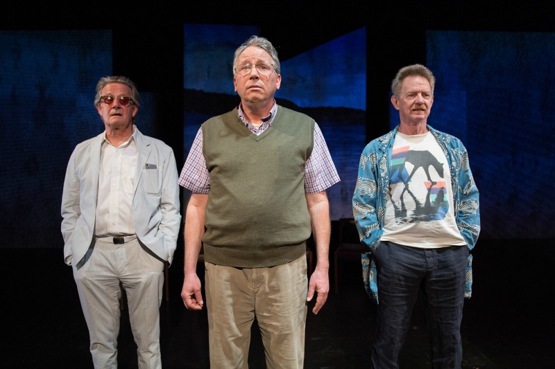 Norbert Weisser, Carl J. Johnson and Darrell Larson in The Gary Plays, Part 3, Charles Story, The Open Fist Theatre Company at the Atwater Village Theatre  (Photo by Darrett Sanders)