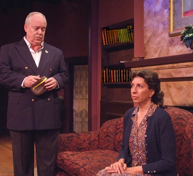 David Hunt Stafford and Roslyn Cohn in Separate Tables at Theatre 40. (Photo by Ed Krieger)