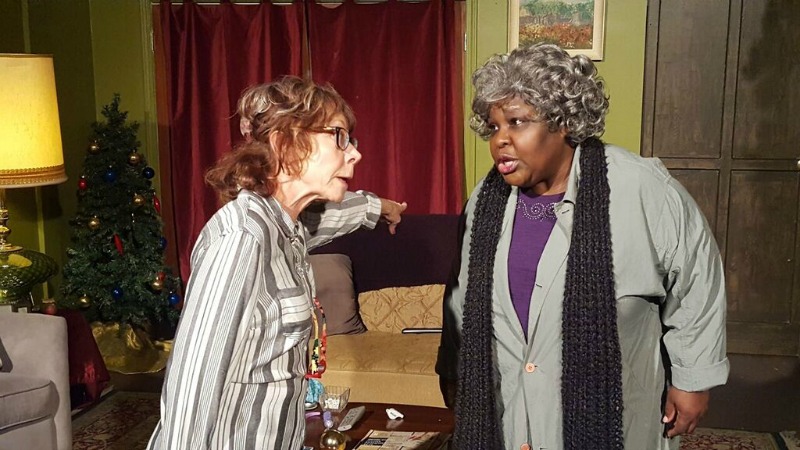 Mindy Sterling and Ellia English in Yes, Virginia at Studio C (Photo by Matthew Quinn)