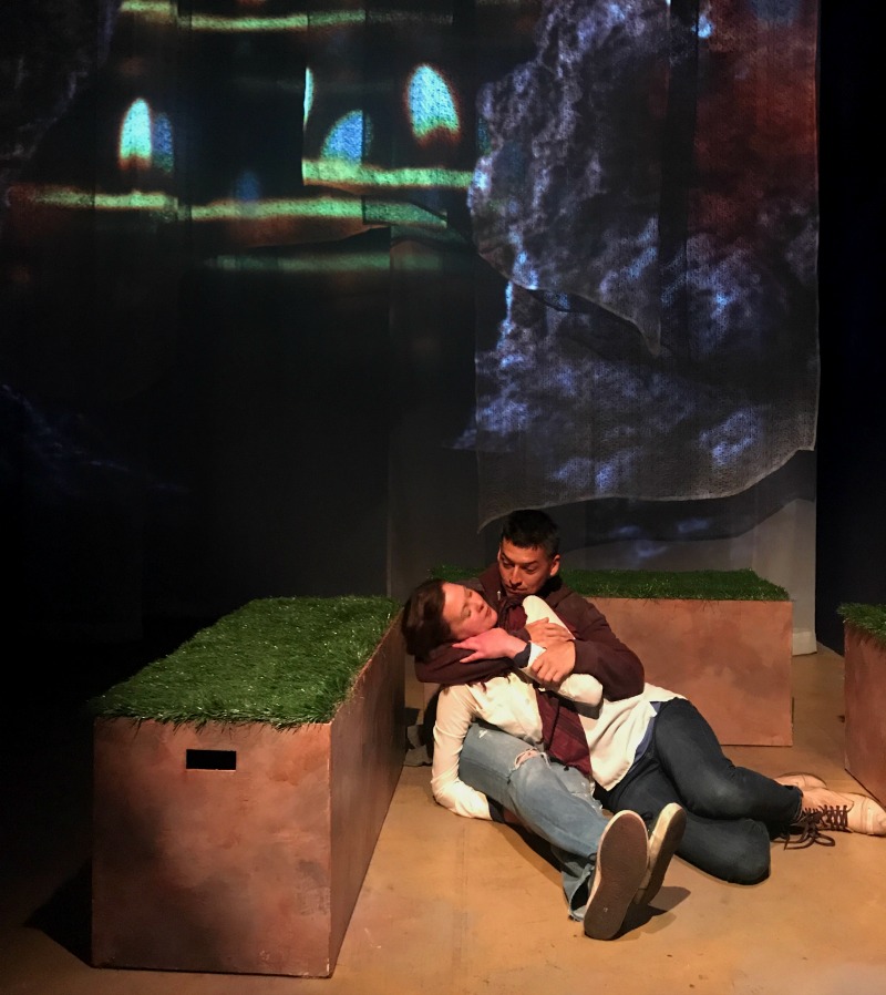 Michael Evans Lopez and Sarah Rosenberg in Archipelago at Son of Semele (Photo by Mainak Dhar)