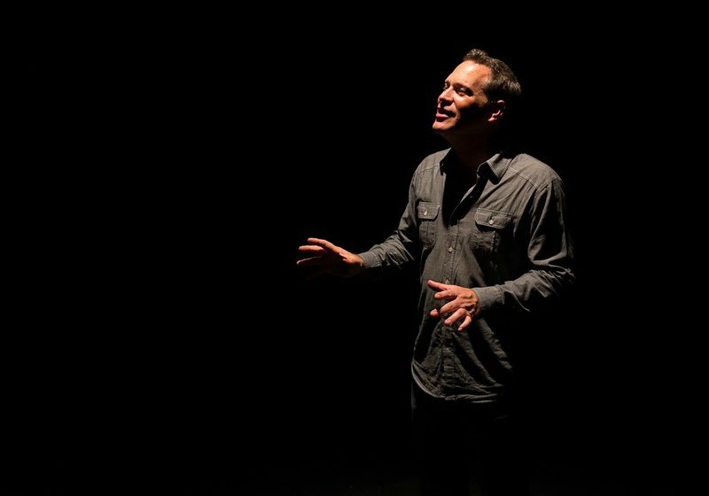 David Rodwin in Fuck Tinder at Sacred Fools Theatre, Second Stage (Photo by Esben Melbye)