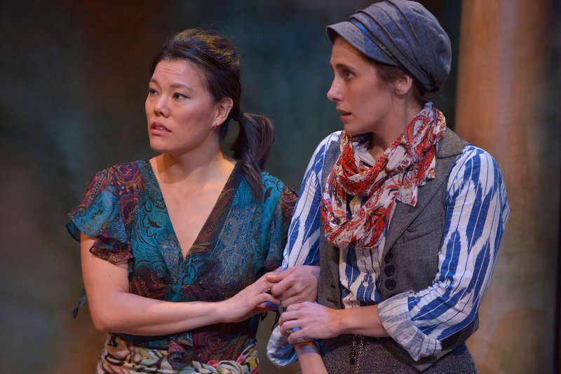 Desiree Mee Jung and Sally Hughes in As You Like It at the Antaeus Theatre Company. (Photo by Daniel G. Lam Photography)