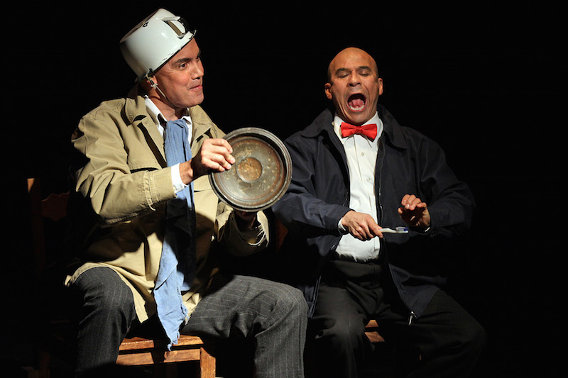 Jesús Castaños-Chima and Tony Duran in La Razon Blindada at the 24th Street Theatre.
(Photo by Juan Tallo)