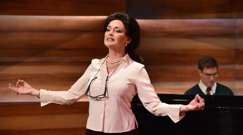 Carolyn Hennesy and Roy Abramsohn in Master Class at the Garry Marshall Theatre. (Photo by Chelsea Sutton)