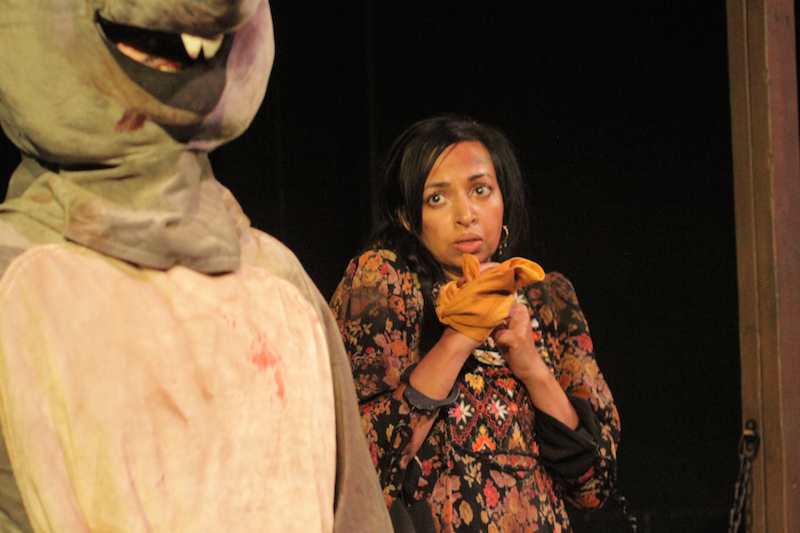 Kevin Comartin and Sharmila Devar in Mice, Ensemble Studio Theatre at Atwater Village Theatre. (Photo by Youthana Yuos)