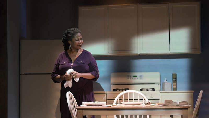 Tonya Pinkins in Time Alone at The Los Angeles Theatre Center. (Photo by David Morrison)