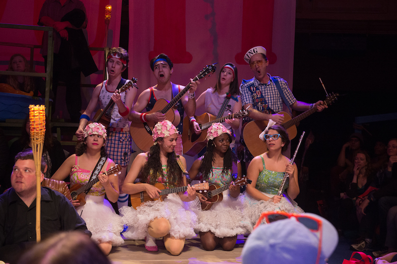 The ensemble of Pirates of Penzance at the Pasadena Playhouse. (Photo by Jenny Graham)