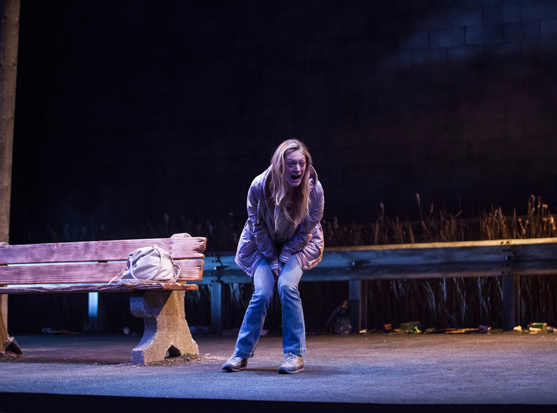 Marin Ireland in Ironbound at the Geffen Playhouse. (Photo by Chris Whitaker)