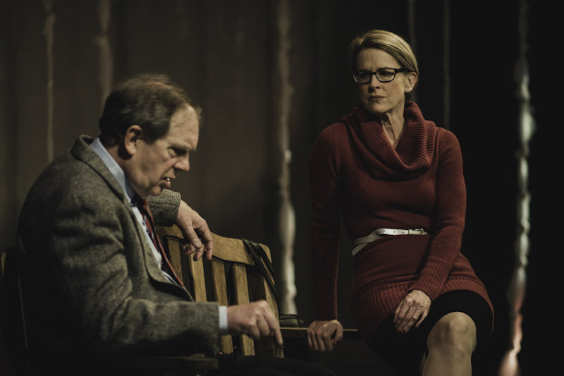 Phil Crowley and Nan McNamara in A Walk in the Woods at Actors Co-op.  (Photo by Matthew Gilmore)