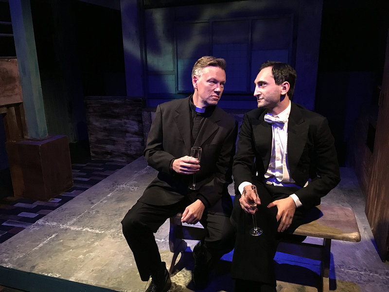 Dan Via and Gary Patent in Plunge at Son of Semele Theater. (Photo by Son of Semele)