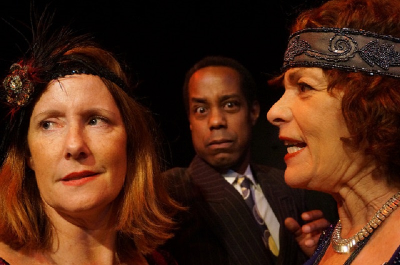 Andrea Hutchman, Wayne Wilderson and Susan Edwards Martin in Sex at the Hudson Mainstage. (Photo by Rich Hutchman)