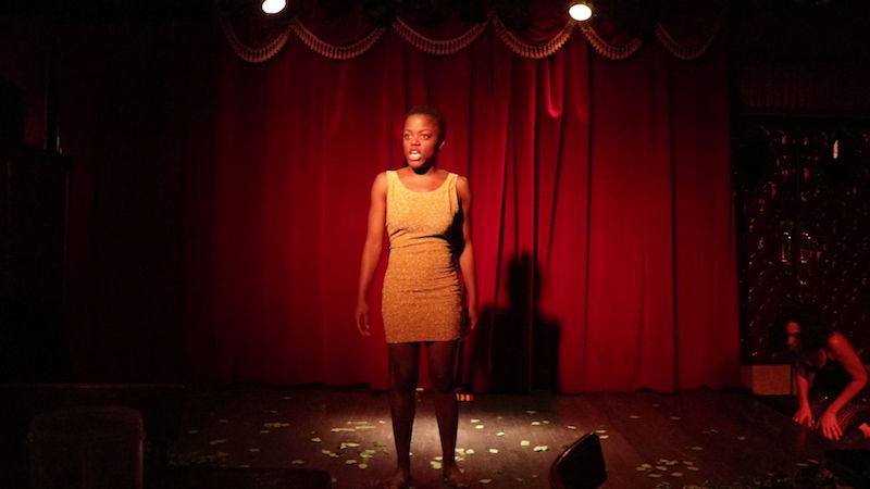 Sandy Rather in Otis and Othello at the Hollywood Fringe Festival, Three Clubs. (Photo by Tinks Lovelace)