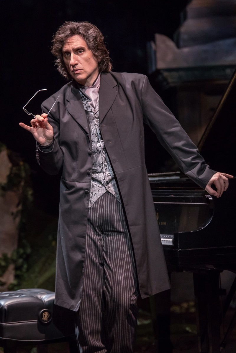 Hershey Felder in his play Beethoven at The Wallis Annenberg Center for the Performing Arts. (Photo by Christopher Ash)