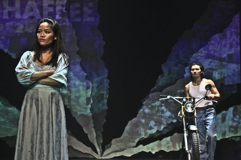 Sylvia Kwan and Paul Yen in the East West Players production of Qui Nguyen's Vietgone. (Photo by Michael Lamont)