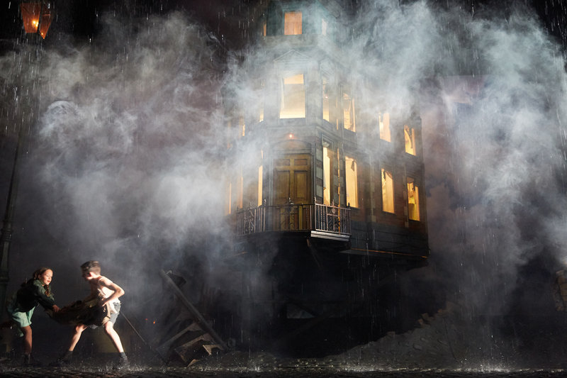 The National Theatre of Great Britain's production of J. B. Priestley's An Inspector Calls at the Wallis Annenberg Center for Performing Arts. (Photo by Mark Douet)