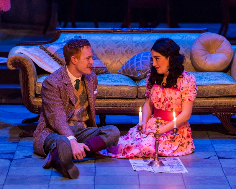 Kasey Mahaffy and Erika Soto in The Glass Menagerie at A Noise Within. (Photo by Craig Schwartz)