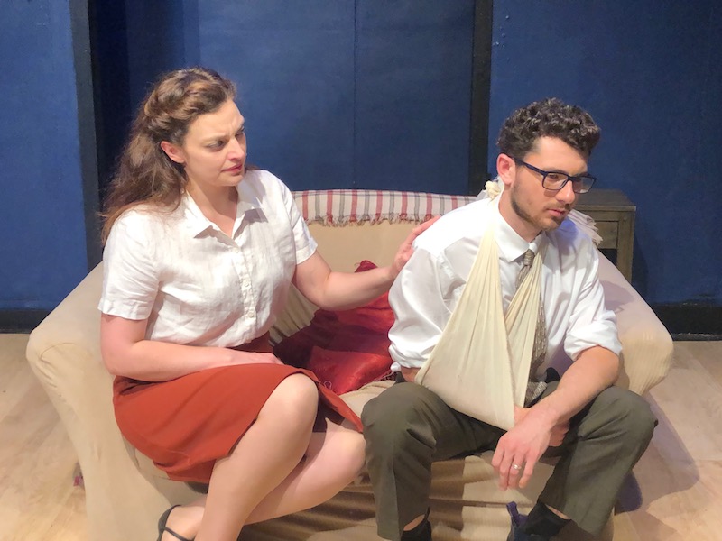 Heather Rose and Godfrey Flax in Swing! at the Brickhouse Theatre.  (Photo by Tamra Pica)