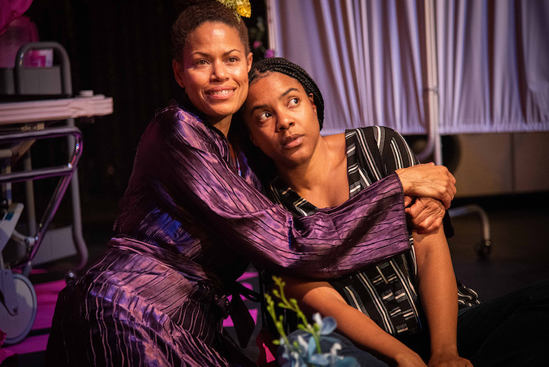 Lee Sherman and Courtney Sauls in Mama Metal at Atwater Village Theatre. (Photo by Dean Cechvala)