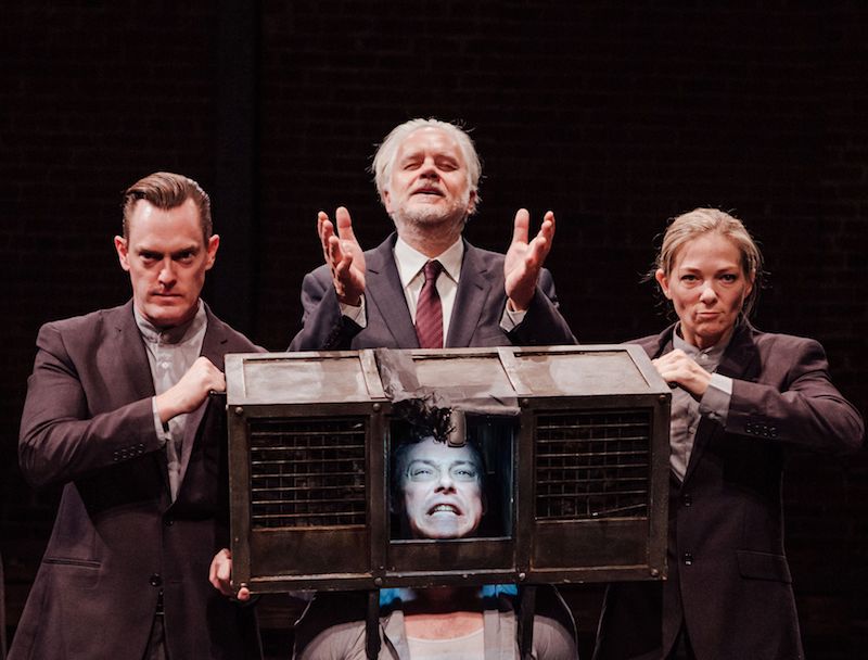 Bob Turton, Tim Robbins, Will Thomas McFadden and Guebri VanOver in 1984 at The Actors' Gang. (Photo by Ashley Randall)