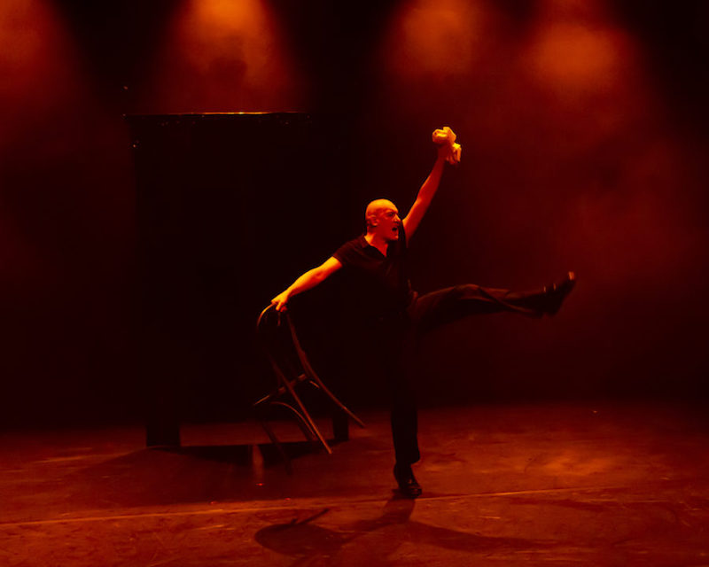 Pat Kinevane in Before at the Odyssey Theatre. (Photo by Maria Falconer)