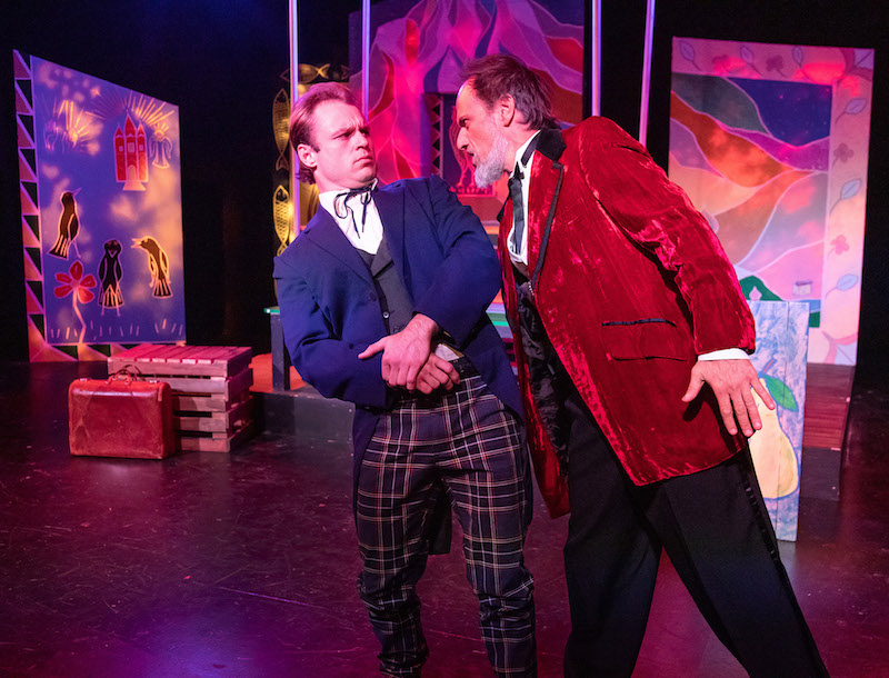 James Byous and Jason Paige in Neil Simon's Musical Fools at the Atwater Village Theatre. (Photo by Darrett Sanders)