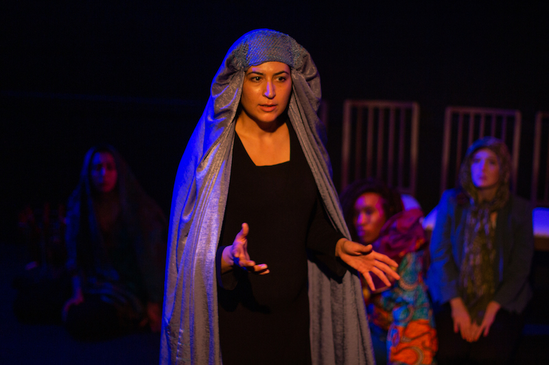 Elmira Rahim in Seven, ÉLAN Ensemble at Atwater Village Theatre. (Photo by Meredith Adelaide)