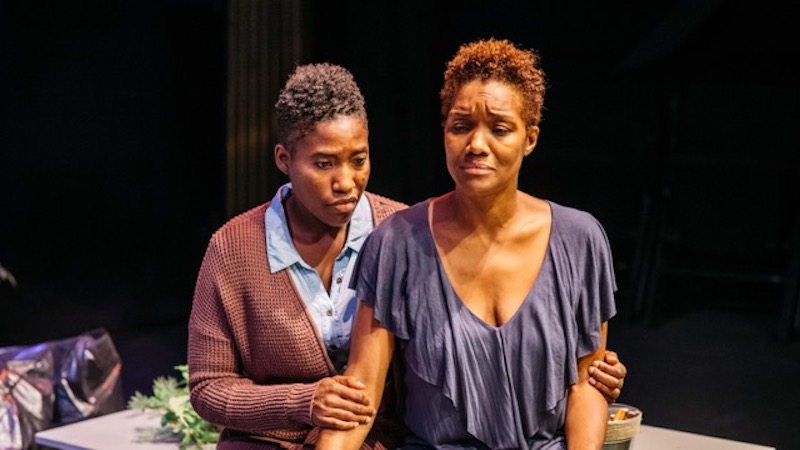 Mildred Marie Langford and April Nixon in Amina Henry's Troy at The Rosenthal Theater. (Photo by Giovanni Solis)